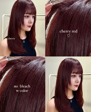 ミディアム カラー yuuka/ボブ/ダ ブルカラー/髪質改善のヘアスタイル