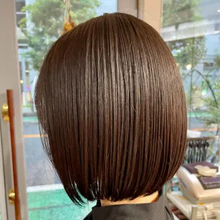 ショート カラー ボブ/インナーカラー ショート/佐野祥子のヘアスタイル