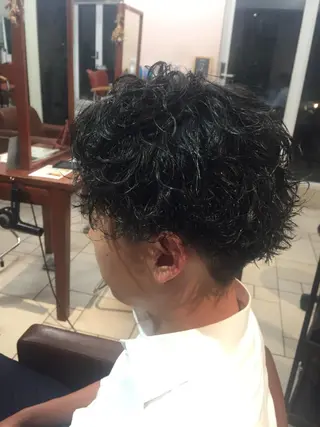 カラー パーマ ヘアアレンジ メンズ メンズパーマの巨匠 鈴木純のヘアスタイル