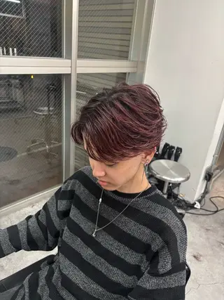 メンズ メンズ特化✨️ 韓国風パーマ🔥一八のヘアスタイル