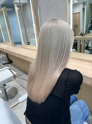 ロング カラー 艶髪・透明感カラー ✨若松良樹のヘアスタイル