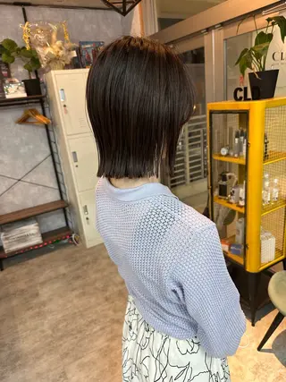 ショート C’LD hair produce /シールドヘア所属・モテ髪/ボブ/ショー ト/アダチフウトのヘアスタイル