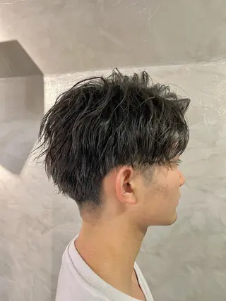 パーマ メンズ FUJINO RYOのヘアスタイル