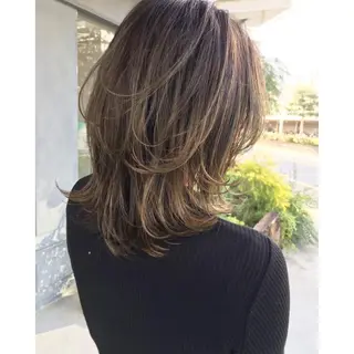ミディアム 佐藤 貴太のヘアスタイル