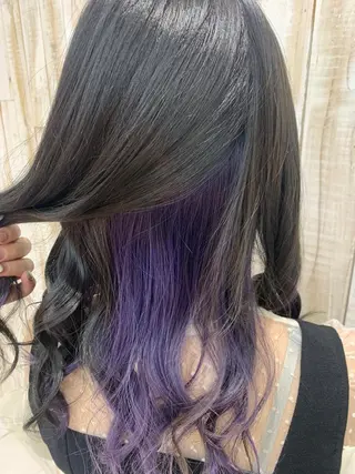 セミロング カラー エクステ♡ヘアメ 内村麻衣のヘアスタイル