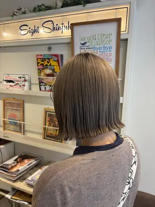 ミディアム カラー 新宿　副店長 新井彩斗のヘアスタイル