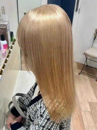 ミディアム カラー 新宿/レイヤー/ ブリーチ/西川翔真のヘアスタイル