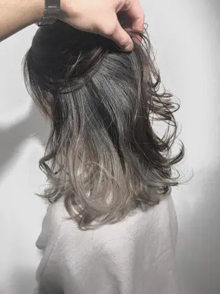 セミロング カラー 【tejina】 ochiのヘアスタイル