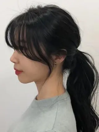 ロング 韓国風hair🖤 Maria🖤のヘアスタイル