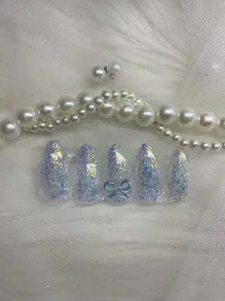 ネイル AQUA 🧸 Amiのネイルデザイン