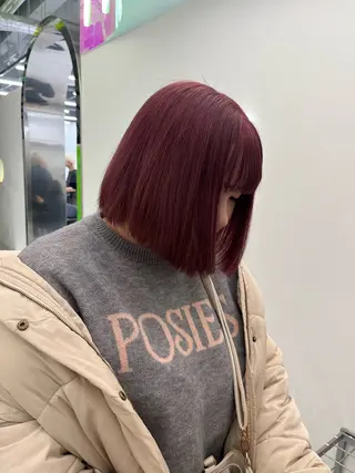 セミロング カラー ヘアアレンジ 愛されカラー🩷 はるなのヘアスタイル