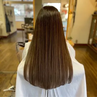 ロング カラー メグ＊柏＊アメリ＊個 室キッズスペースありのヘアスタイル