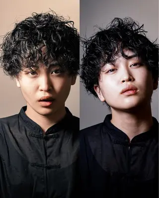 ショート パーマ 津田 祐岐のヘアスタイル