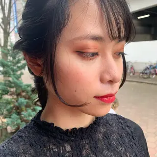 ロング カラー パーマ ヘアアレンジ メンズ キッズ ネイル マツエク・マツパ 架空〜KAQU〜所属・【clan】 NOGAMIのヘアスタイル