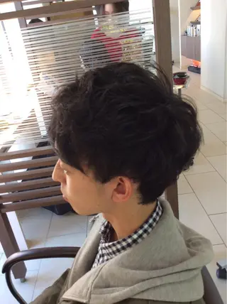 ショート メンズ 似合わせ/代表 髪質改善/山田将大のヘアスタイル