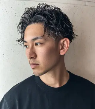 メンズ 💜ダブルカラー アヤナ💜のヘアスタイル