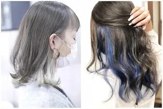 ミディアム カラー Crystal 船橋のヘアスタイル