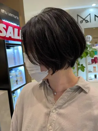 ショート 西新/siohair 似合わせ/石尾刻矢のヘアスタイル