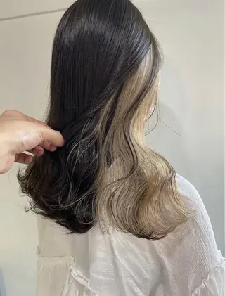 ロング カラー ミヨシマユ✨ チーフ就任記念🌈のヘアスタイル