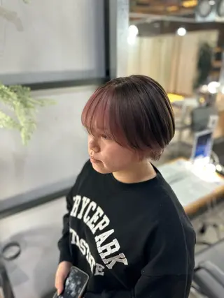 ショート カラー 溜 一太のヘアスタイル