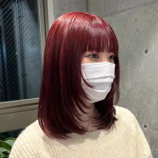 ミディアム デザイン/ブリーチ/ アヤミ🌟のヘアスタイル