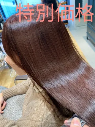 カラー 深夜まで営業中‼️ レム髪質改善のヘアスタイル
