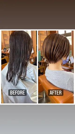 ショート カラー NAO ☆のヘアスタイル