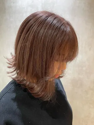 ミディアム カラー fizelleあべのルシアス所属・fizelle阿倍野 ゆーしんのヘアスタイル