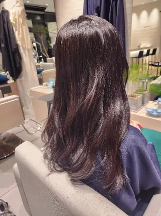 ロング カラー stair:case所属・💜艶髪カラー💜 🎶富川美希🎶のヘアスタイル