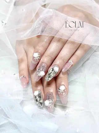 ネイル éclat nail studio（She nail studio内）所属・韓国ワンホン éclat🩵飯山のネイルデザイン