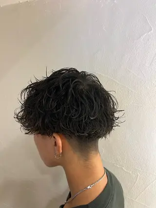 ショート パーマ メンズ 湘南のパーマ職人 🔥清水琉葵🔥のヘアスタイル