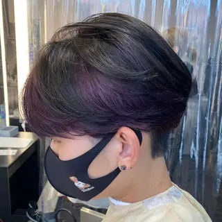 カラー メンズ ブリーチカラー/ 岩破瑞希のヘアスタイル