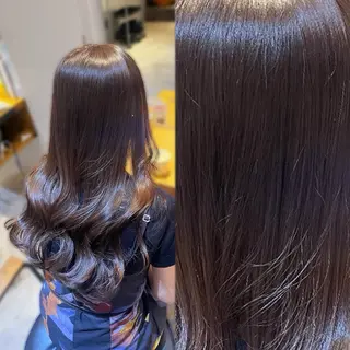 ロング カラー ラフィスヘアードープ所属・👑髪質改善wカラー /ハイトーン/アユカのヘアスタイル