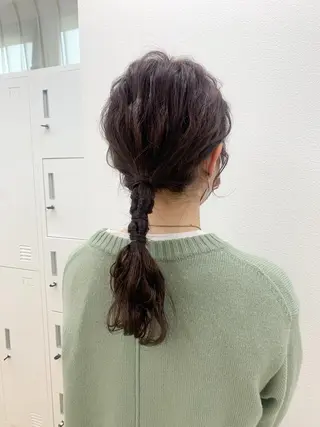 ロング ヘアアレンジ cirrus🕊 韓国ヘア♡山縣あかりのヘアスタイル