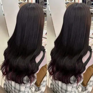 ロング ヘアアレンジ シールエクステ🎀 羽エクステ🌙しぇるのヘアスタイル