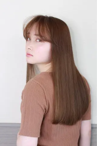 ロング カラー 💙美髪救世主💙 関華蓮のヘアスタイル