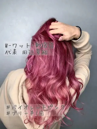 ロング カラー パーマ ヘアアレンジ メンズ キッズ ネイル マツエク・マツパ 🫧代表/新宿駅近/ 限定価格🫧田辺貴裕のヘアスタイル