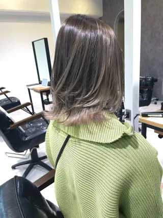 ミディアム カラー 田中大星 /ボブ 縮毛矯正のヘアスタイル