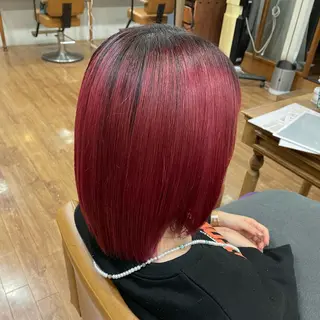 ミディアム スパニスト おおつかちなつのヘアスタイル