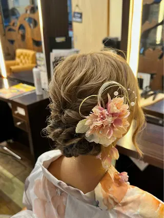 ヘアアレンジ ニコドロップ所属・髙田 海のヘアスタイル