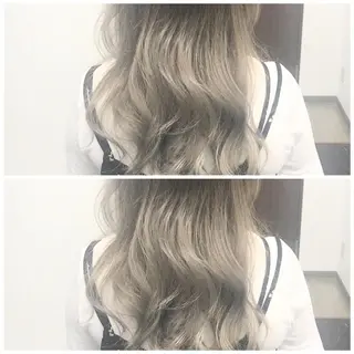 ロング カラー ヤナ マネージャーのヘアスタイル