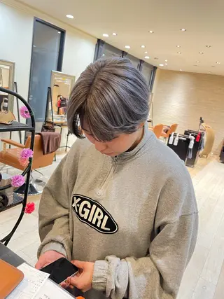 ショート 亀川蓮 Agu hairのヘアスタイル