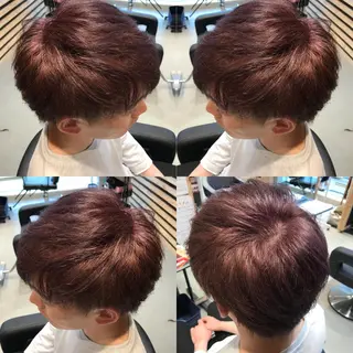 ショート カラー メンズ 大久保 隆蔵のヘアスタイル