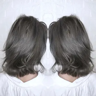 ミディアム 縮毛矯正/髪質改善 主税巧一のヘアスタイル