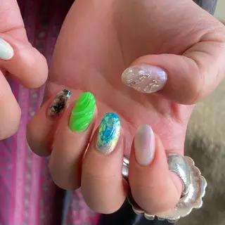 ネイル ゆびノさき茨木店 ニュアンス/アートのネイルデザイン