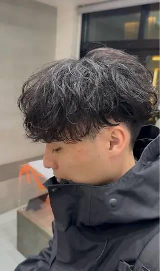 パーマ メンズ 当日予約⭕️ fifth渋谷太田のヘアスタイル