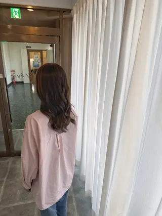 セミロング カラー ヘアアレンジ cecil hair 難波店所属・髪質改善透明感カラー /SHOGO☀️のヘアスタイル
