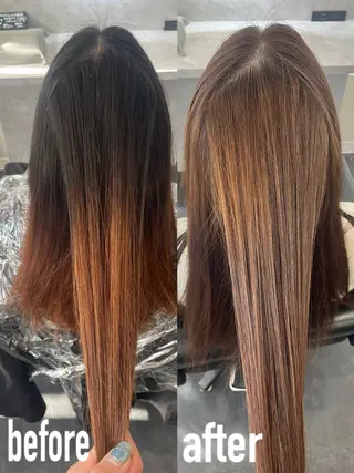 ロング カラー CORE(コア)新宿所属・セキ ユキ🦋のヘアスタイル