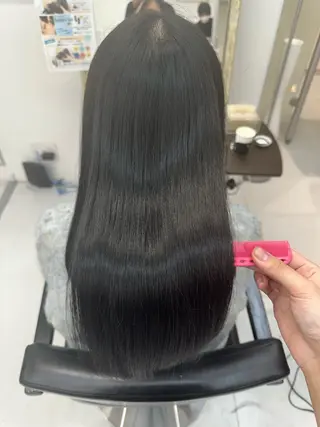 ロング 山崎結菜 🫧透明感カラーのヘアスタイル