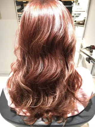 ロング カラー パーマ 田中 アキオのヘアスタイル